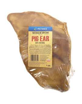 Ucho wieprzowe 1szt. naturalny gryzak dla psa