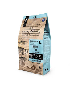 COUNTRY OF ANIMALS Dog Marine Fish M 9 kg mořské ryby, suché krmivo pro psy