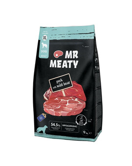 MR MEATY Dog Pork with Wild Boar XL 9 kg vepřové maso s divočákem granule pro psy