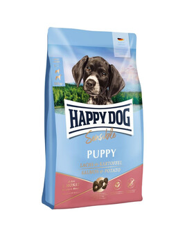 HAPPY DOG Sensible Puppy Losos a brambory 4 kg granule pro štěňata