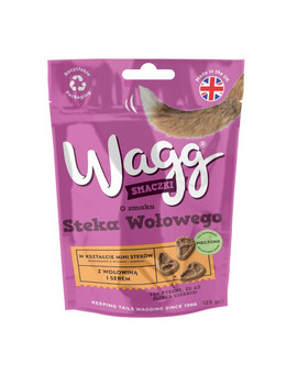 WAGG o chuti hovězího steaku pamlsky pro psy 125 g