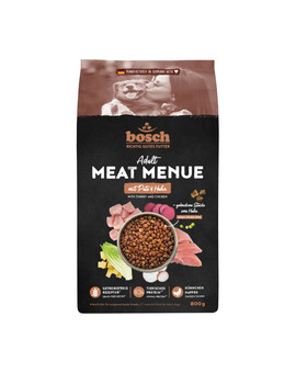 BOSCH Meat Menue Adult s krůtím a kuřecím masem 800 g granule pro psy