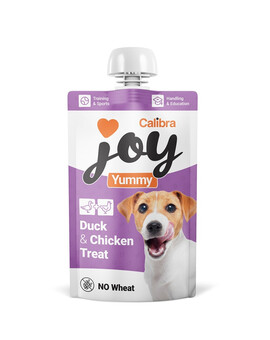 CALIBRA Joy Dog Yummy Duck and Chicken Treat 100 g kuřecí a kachní, masová pasta pro psy