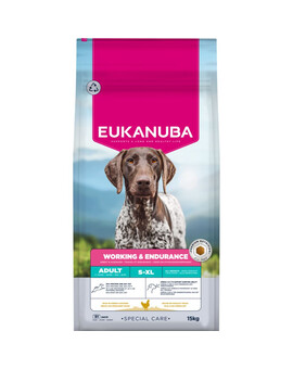 EUKANUBA Special Care Working & Endurance Adult 15 kg krmivo pro aktivní psy