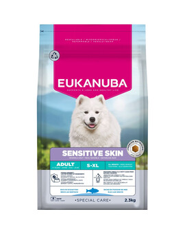 EUKANUBA Special Care Adult Sensitive Skin 2,3 kg krmivo pro dospělé psy s citlivou pokožkou
