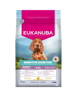 EUKANUBA Special Care Puppies with Sensitive Digestion 2,3 kg krmivo pro štěňata s citlivým zažíváním