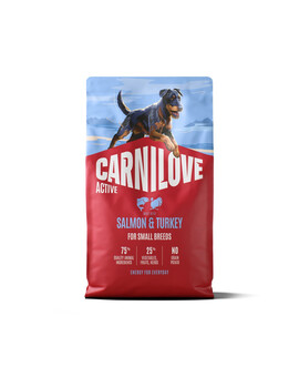 CARNILOVE Active Dog Salmon & Turkey Adult Small Breeds 4 kg losos a krůta, pro dospělé psy malých plemen