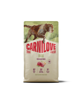 CARNILOVE True Fresh Dog Duck Adult 4 kg granule s čerstvou kachnou pro dospělé psy