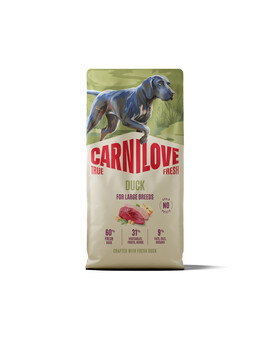 CARNILOVE True Fresh Dog Duck Junior Large 12 kg granule s čerstvou kachnou pro juniorní velká plemena