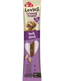 8IN1 Lovies Training Treats Duck Stick 15g tréninková pochoutka pro psa kachní tyčinka