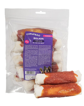 CHRUP&GO Roláda z kachních prsou 500 g pamlsek pro psa