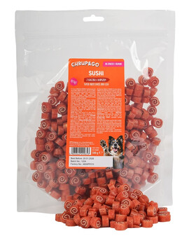 CHRUP&GO Sushi s kachnou a treskou 500 g pamlsek pro psa