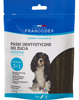 Paski do gryzienia S na brzydki zapach z pyska 228 g/15 szt.