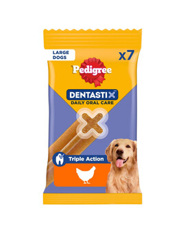 DentaStix (duże rasy) przysmak dentystyczny dla psów 7 szt. - 270g