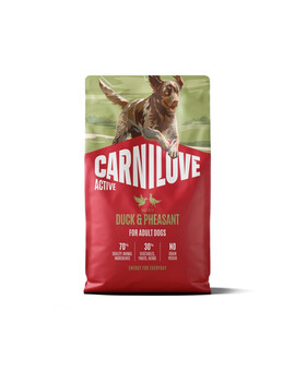 CARNILOVE Active Dog Duck and Pheasant Adult 4 kg kaczka i bażant, dla dorosłych psów