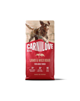 CARNILOVE Active Dog Lamb and Wild Boar Adult 12 kg jagnięcina i dzik, dla dorosłych psów