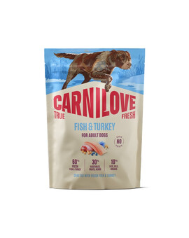 CARNILOVE True Fresh Dog Fish and Turkey Adult 1,5 kg sucha karma świeża ryba i indyk dla dorosłych psów