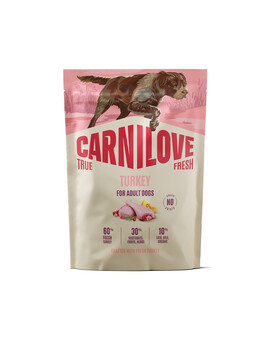 CARNILOVE True Fresh Dog Turkey Adult 1,5kg sucha karma ze świeżym indykiem dla dorosłych psów