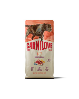 CARNILOVE True Fresh Dog Beef Adult 12 kg sucha karma ze świeżą wołowiną dla dorosłych psów