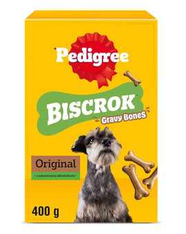 PEDIGREE Biscrok Gravy Bones 400g sušenky pro psy