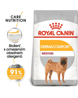 ROYAL CANIN Medium dermacomfort 10 kg granule pro střední psy s problémy s kůží