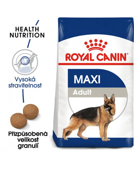 ROYAL CANIN Maxi adult 15 kg + 3 kg ZDARMA granule pro dospělé velké psy