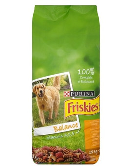 FRISKIES Balance s kuřecím masem a přídavkem zeleniny 15 kg