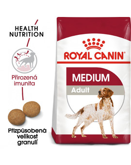 ROYAL CANIN Medium adult 15+3 kg ZDARMA granule pro dospělé střední psy