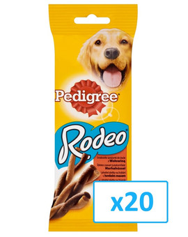 PEDIGREE Rodeo s hovězím 70 g x 20