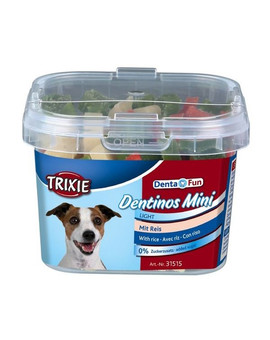 TRIXIE Denta Fun Dentinos Mini With Rice, 140 G