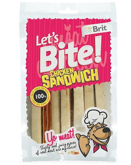 BRIT Lets Bite Dog Chicken Sandwich 80 g