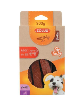 ZOLUX Pamlsek MOOKY Classic JERKIES hovězí 200 g