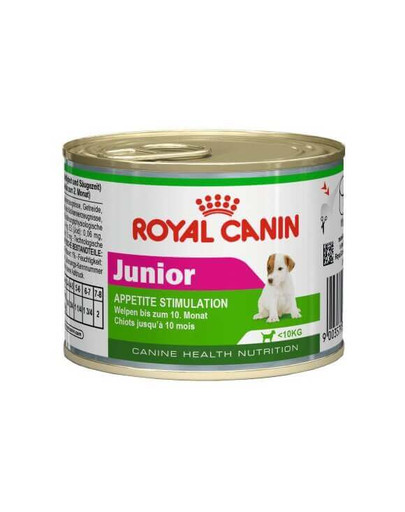 ROYAL CANIN Mini Junior konzerva 12x195g