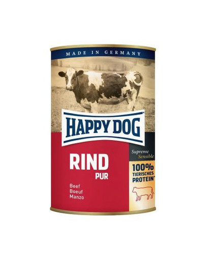 HAPPY DOG Rind Pur Hovězí 400 g