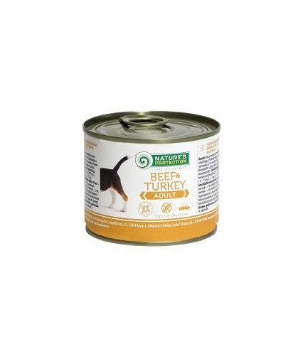 NATURES PROTECTION Adults hovězím a krůtím200 g