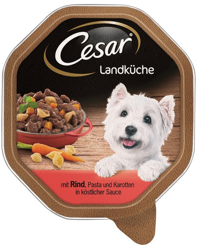 CESAR hovězí s těstovinou & karotkou 150g