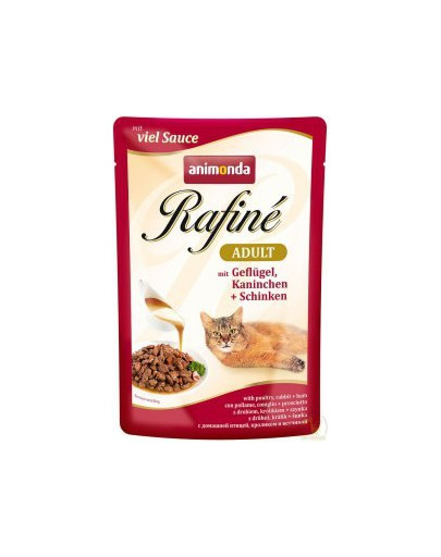 ANIMONDA Rafiné Soupé Adult S Drůbeží Králíkem a Šunkou 100 g