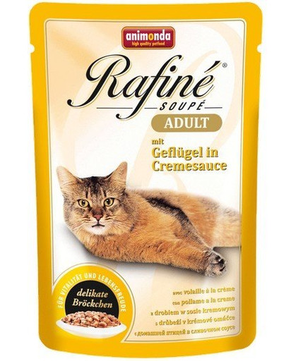 ANIMONDA Rafiné Soupé Adult S Drůbeží V Smetanové Omáčce 100 g
