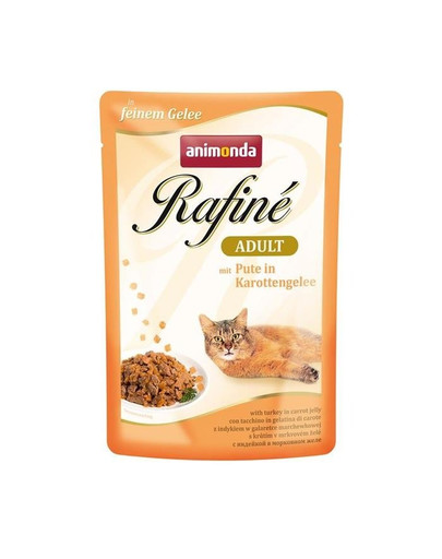 ANIMONDA Rafiné Soupé Adult S Krůtí V Mrkvové Želé 100 g