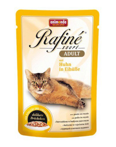 ANIMONDA Rafiné Soupé Adult S Kuřecím Masem Ve Vaječném Pudinku 100 g