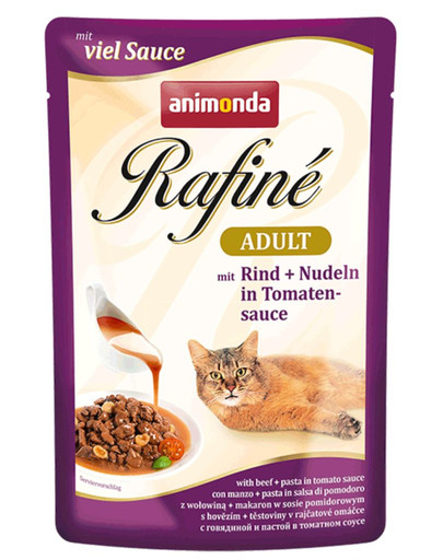 ANIMONDA Rafiné Soupé Adult S Hovězím Masem A Nudlemi V Tomatové Omáčce 100 g