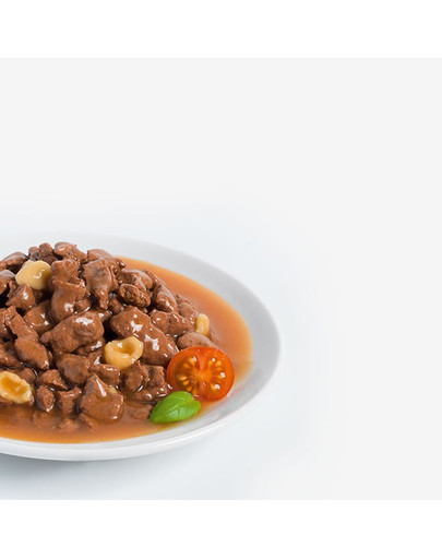 ANIMONDA Rafiné Soupé Adult S Hovězím Masem A Nudlemi V Tomatové Omáčce 100 g