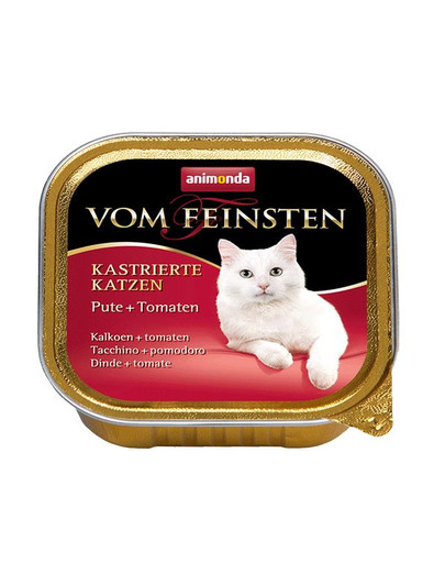 ANIMONDA kapsa Vom Feinsten Cat Castrate Krůtí/Pomidor 100 g