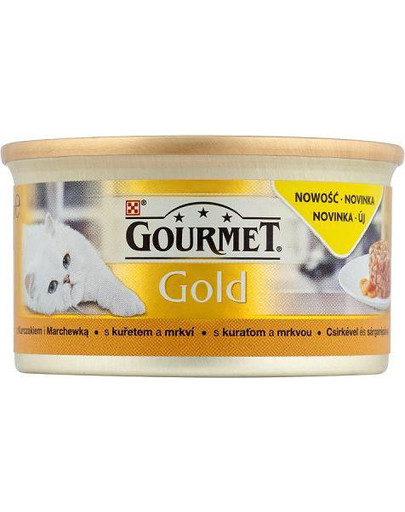 GOURMET Gold Savoury Cake s Kuřecím a mrkví 85 g