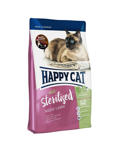 HAPPY CAT Supreme sterilised jehněčí 10 kg