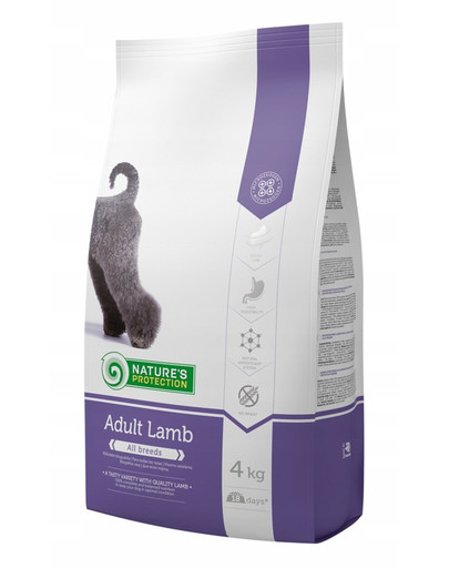 NATURES PROTECTION Dog adult with lamb 4 kg