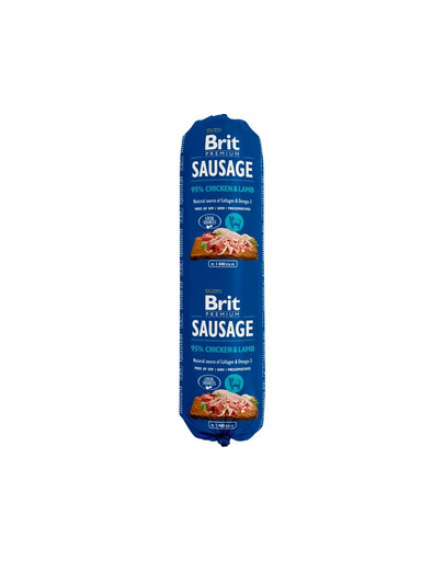 BRIT Sausage chicken & lamb 800 g