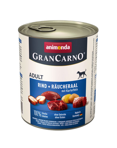 ANIMONDA GranCarno Adult úhoř & brambory 800 g