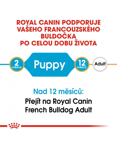 ROYAL CANIN French Bulldog Puppy 3 kg granule pro štěně francouzského buldočka
