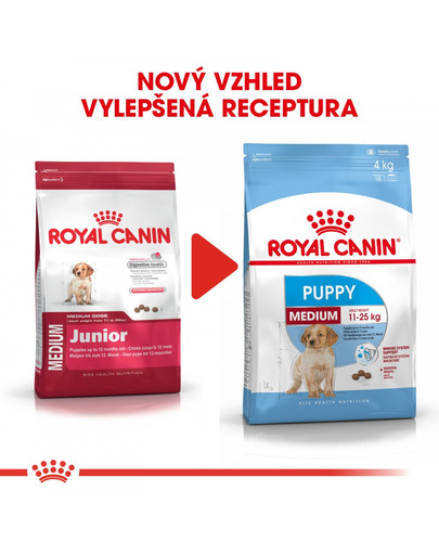 ROYAL CANIN Medium Puppy 10 kg granule pro střední štěňata